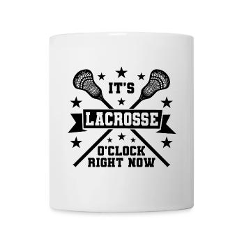 Lacrosse Spruch - Tasse - Weiß - Vorne