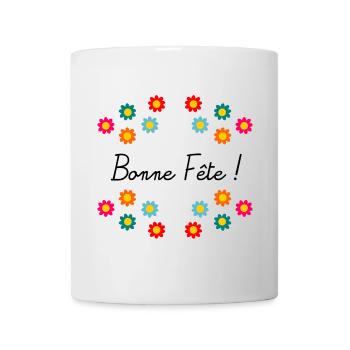 MOTHER'S DAY. HAPPY MOTHER'S DAY. MOM - Mug - white - Front