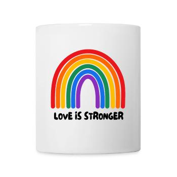 L’amour est plus fort. LGBT - Mug blanc - blanc - Devant
