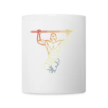 Fitness Sportsman Sketch - Mug - white - Front