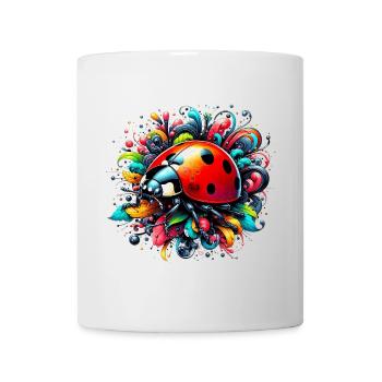 Marienkäfer - Tasse - Weiß - Vorne