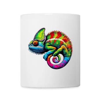 Chamäleon - Tasse - Weiß - Vorne