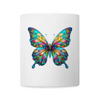 Schmetterling - Tasse - Weiß - Vorne