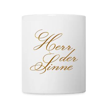Herr der Sinne - Tasse - Weiß - Vorne