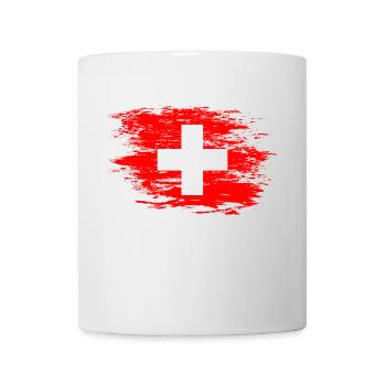 Switzerland flag used - Mug - white - Front