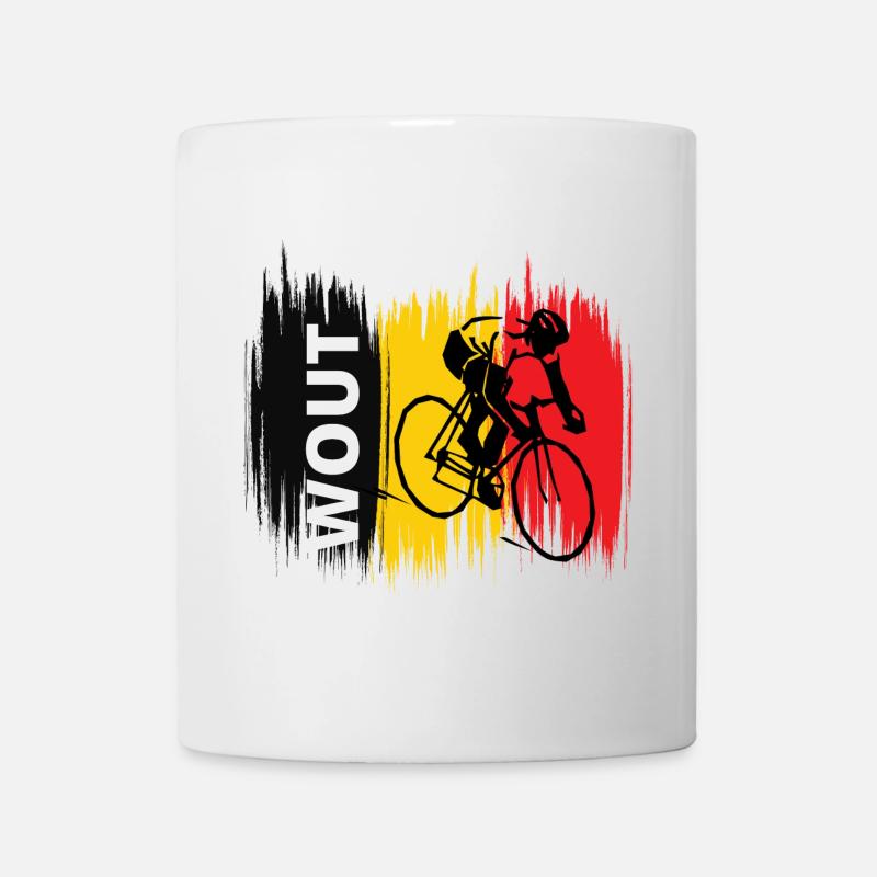 Wout Van Aert - Chamption cycliste - Mug blanc - blanc