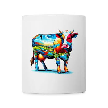Vache - Mug blanc - blanc - Devant