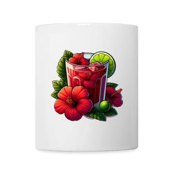 Red Flower Hibiscus Tea - Mug - white - Front