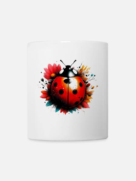 Coccinelle - Mug blanc - blanc