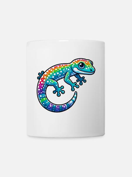 Gecko - Tasse - Weiß