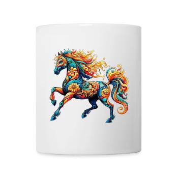 Pferd - Tasse - Weiß - Vorne