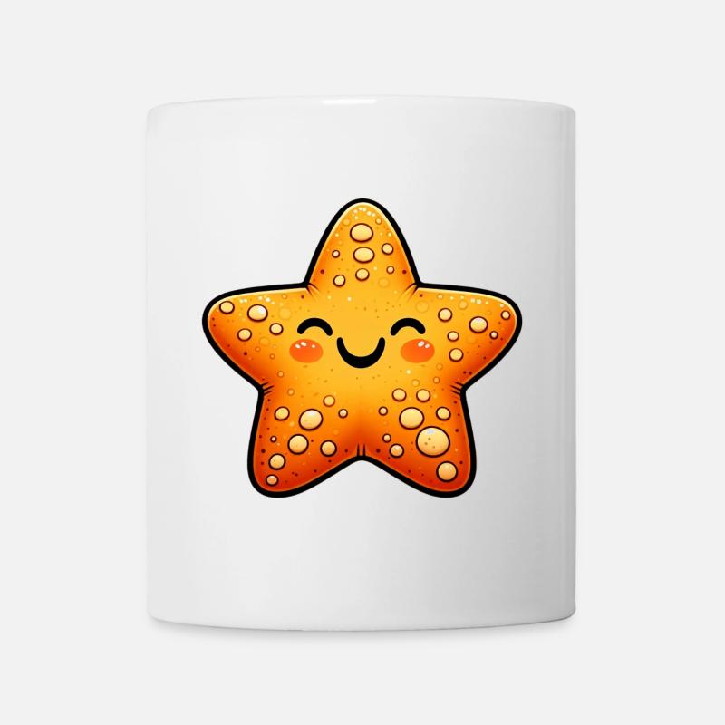 Seestern - Tasse - Weiß