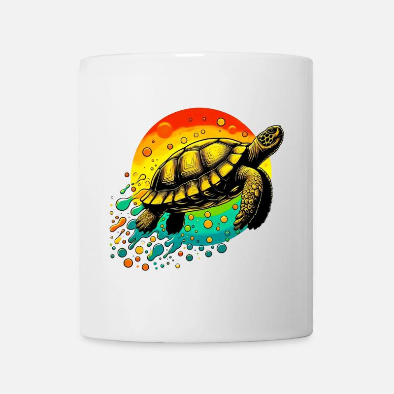 Tortue - Mug blanc - blanc