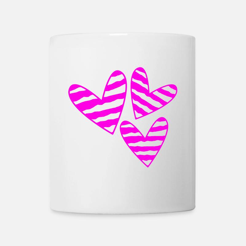 SAINT VALENTIN. EVJF. JE T'AIME. I LOVE YOU. AMOUR - Mug blanc - blanc