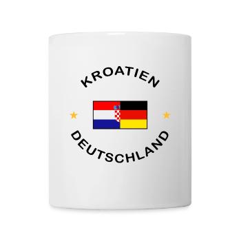 Croatia and Germany Flag - Mug - white - Front