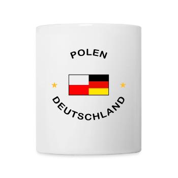 Poland and Germany Flag - Mug - white - Front