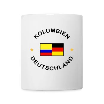 Colombia and Germany Flag - Mug - white - Front