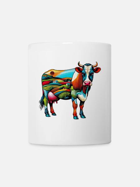 Kuh - Tasse - Weiß