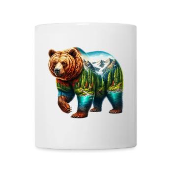 Ours - Mug blanc - blanc - Devant