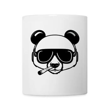 Stoned Panda - Tasse - Weiß - Vorne