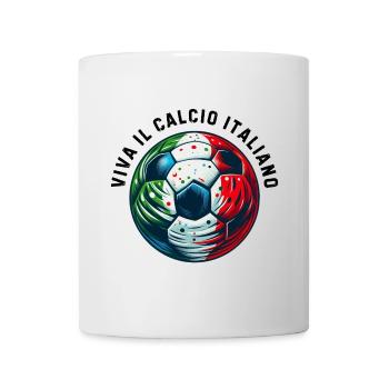 Italienischer Fußball - Tasse - Weiß - Vorne