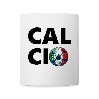 Italienischer Fußball - Tasse - Weiß - Vorne