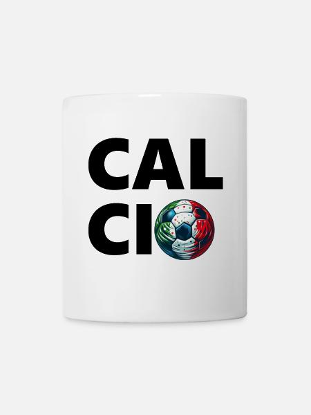 Italienischer Fußball - Tasse - Weiß