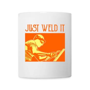 Schweißer Witz - Tasse - Weiß - Vorne