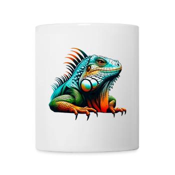 Leguan - Tasse - Weiß - Vorne