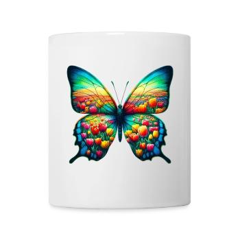 Butterfly tulip tulips Holland - Mug - white - Front