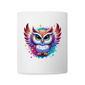 Eule - Tasse - Weiß - Vorne