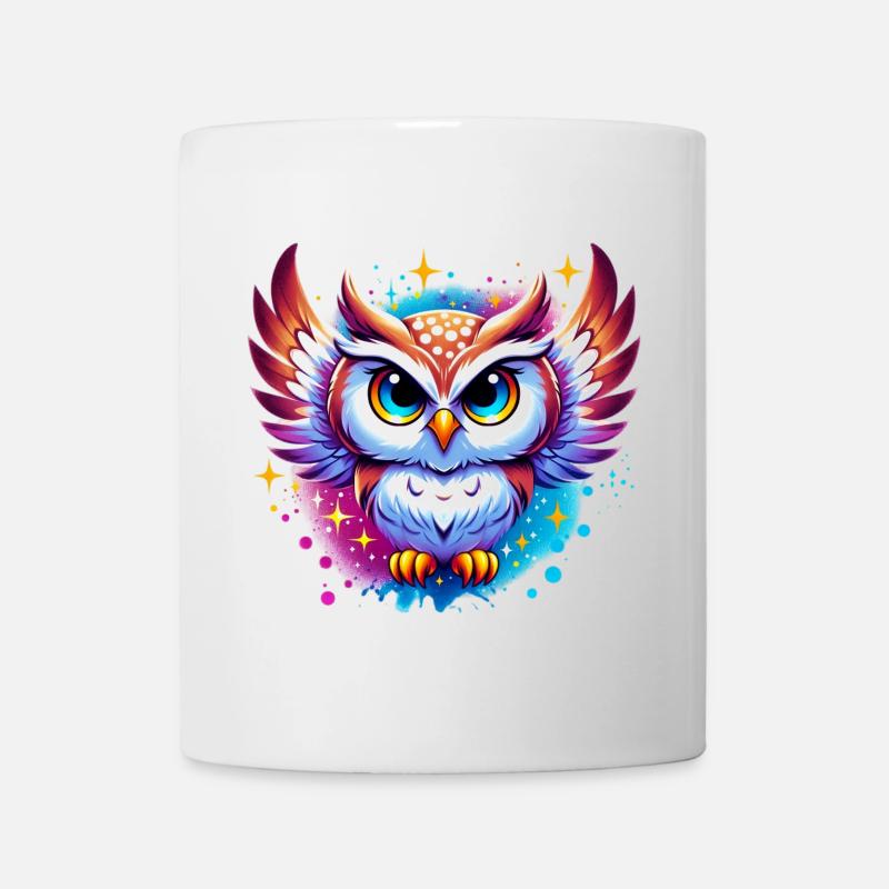 Eule - Tasse - Weiß