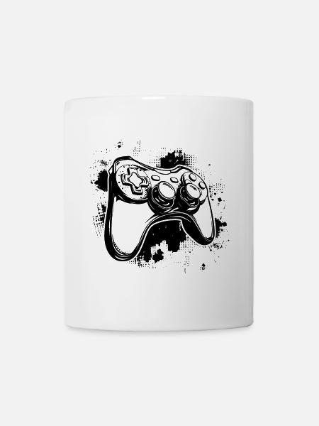 Manettes de jeu - Mug blanc - blanc