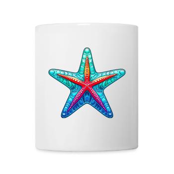 Seestern - Tasse - Weiß - Vorne