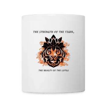 Tiger Lotus India - Mug blanc - blanc - Devant