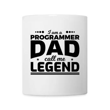 Programmer Father Calls Me Legend - Mug - white - Front