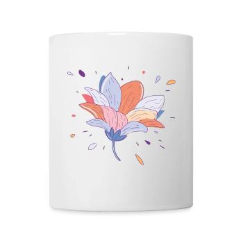 Sommerblume - Tasse - Weiß - Vorne