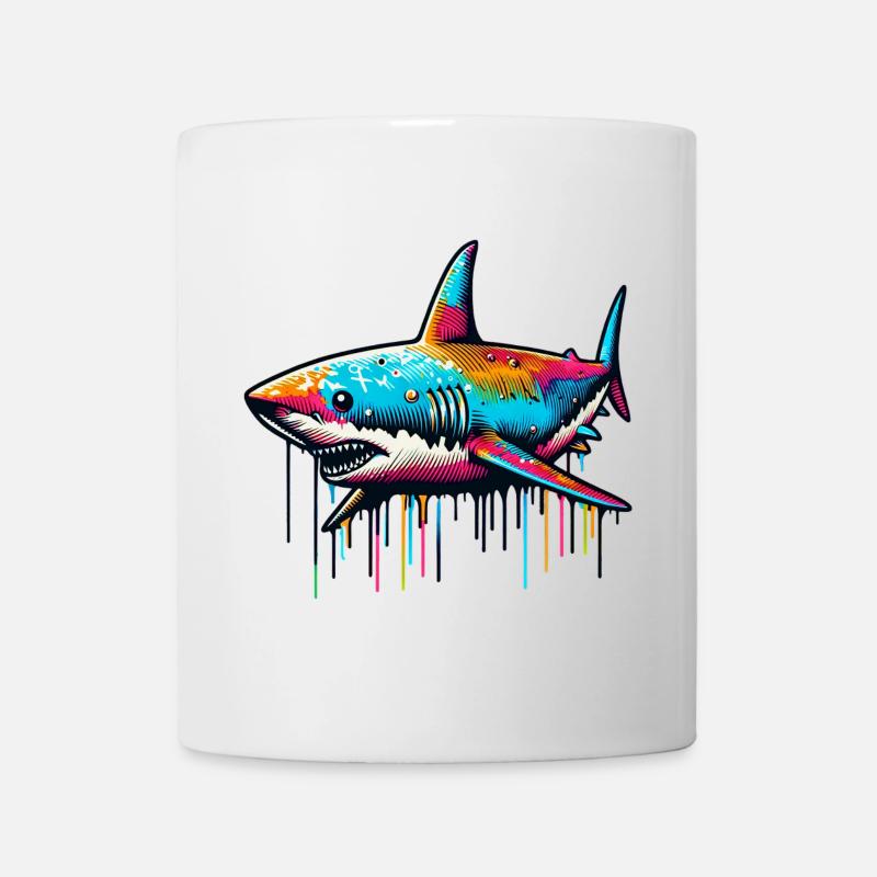 Hai - Tasse - Weiß