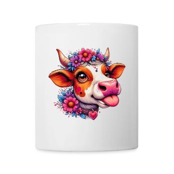 Kuh - Tasse - Weiß - Vorne