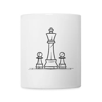 Chess Pieces Sketch - Mug - white - Front