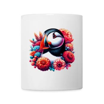 Papageitaucher - Tasse - Weiß - Vorne
