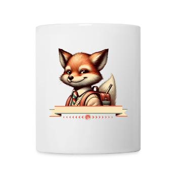 Starting school in style: Fuchs for school beginners - Mug - white - Front
