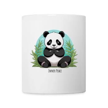Inner Peace – Meditating Panda - Mug - white - Front