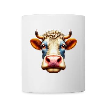 Vache - Mug blanc - blanc - Devant