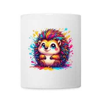 Hérisson - Mug blanc - blanc - Devant