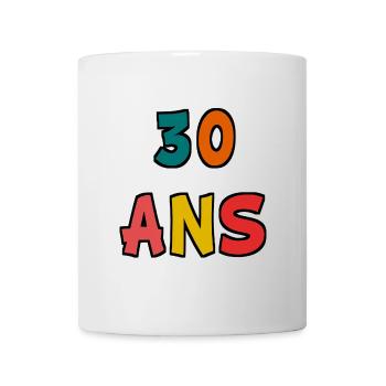 30. 30 YEARS. 30th ANNIVERSARY. 30 YEARS ANNIVERSARY. - Mug - white - Front