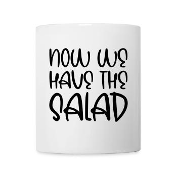 Now we have the salad - Mug - white - Front