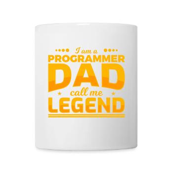 Programmierer Vater - Tasse - Weiß - Vorne