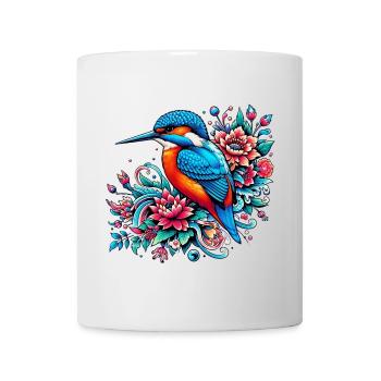Martin-pêcheur - Mug blanc - blanc - Devant