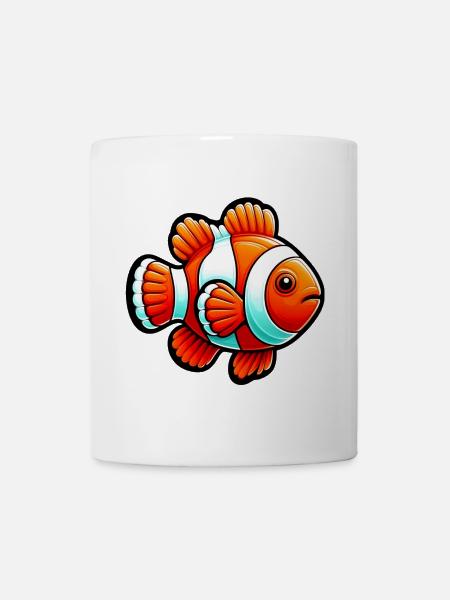 Clownfisch - Tasse - Weiß
